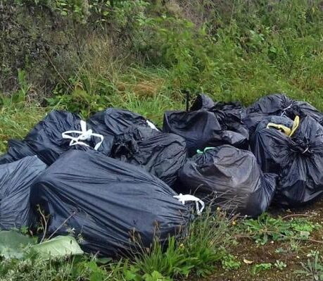 Dépôt saucage d'ordures ménagères