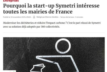 Pourquoi la start-up Symetri intéresse toutes les mairies de France, par l'Essentiel de l'Eco